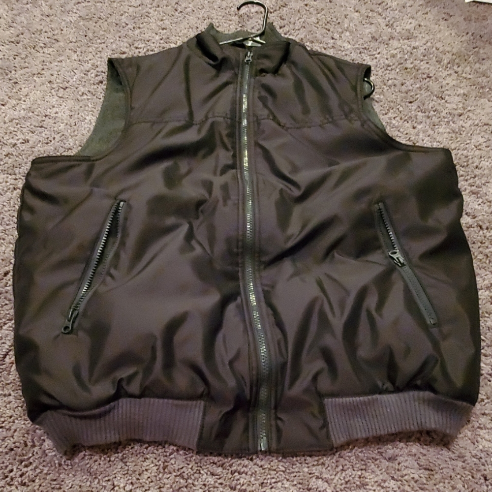 Mens chaps fleece vest